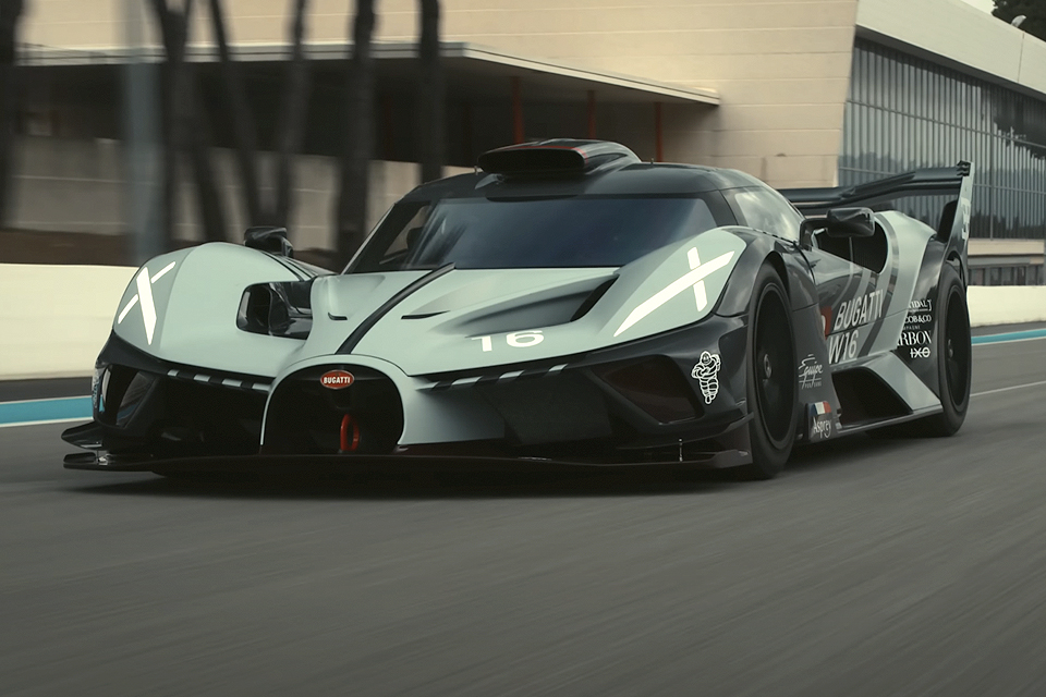 Top Gear tester Bugatti Bolide