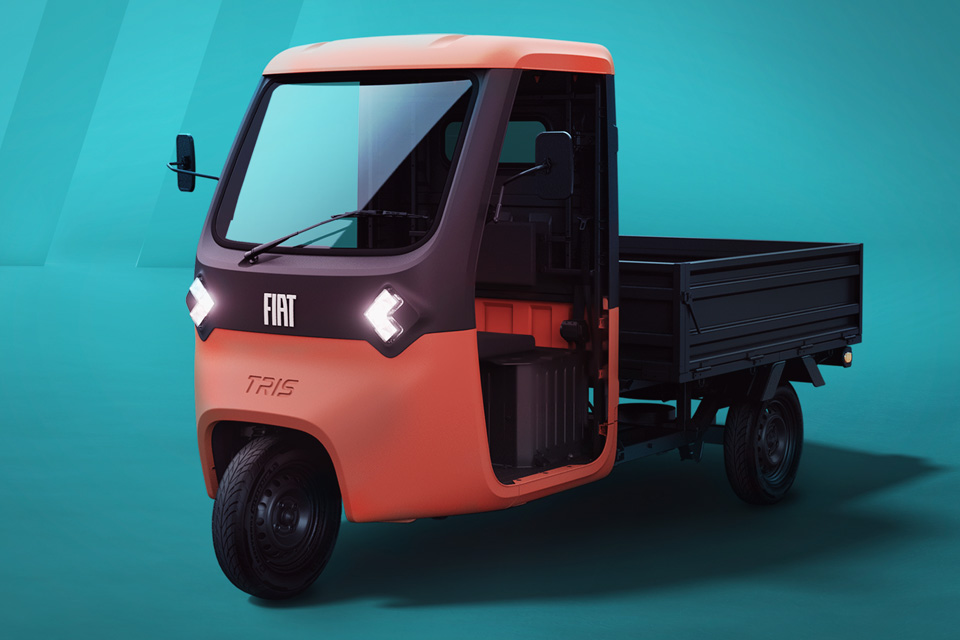 FIAT er klar med en trehjulet, elektrisk arbejdshest