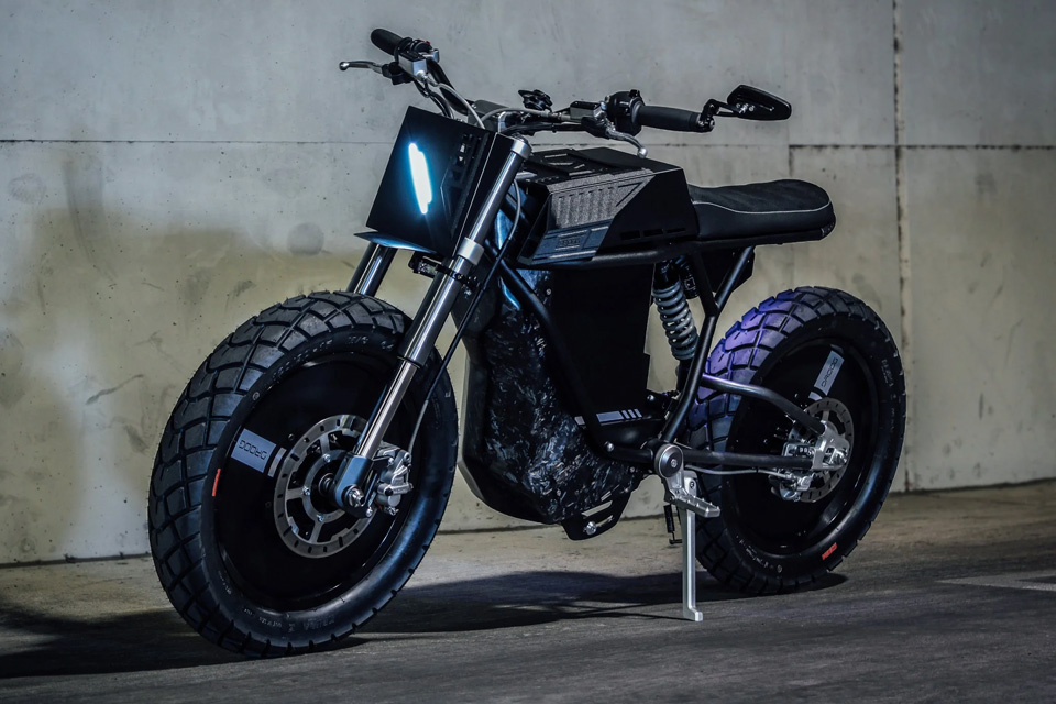 Droog og Volcons nye elmotorcykel er voldsom