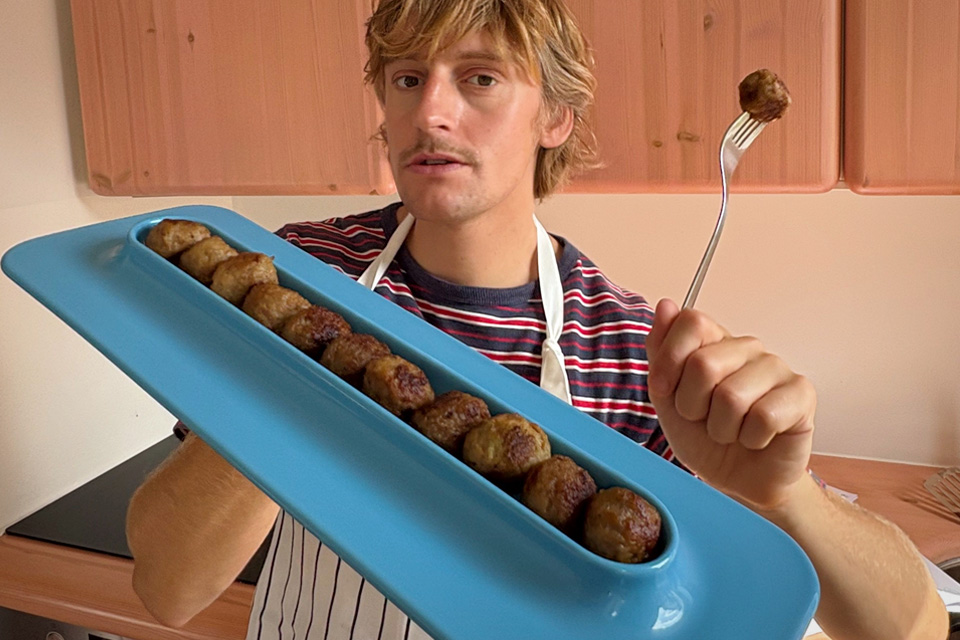 IKEA har lavet en tallerken til kødboller