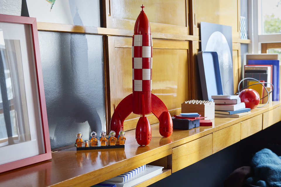 LEGO Måneraketten fra Tintin
