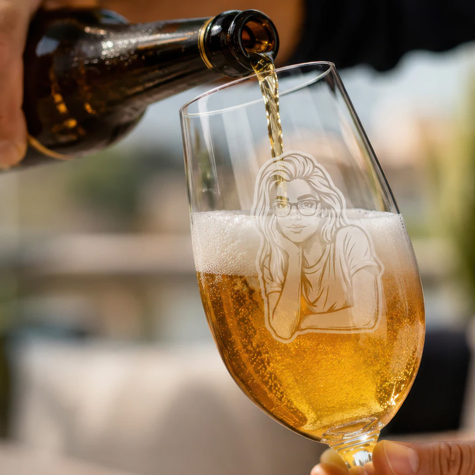 Få dit eget fotograverede ølglas